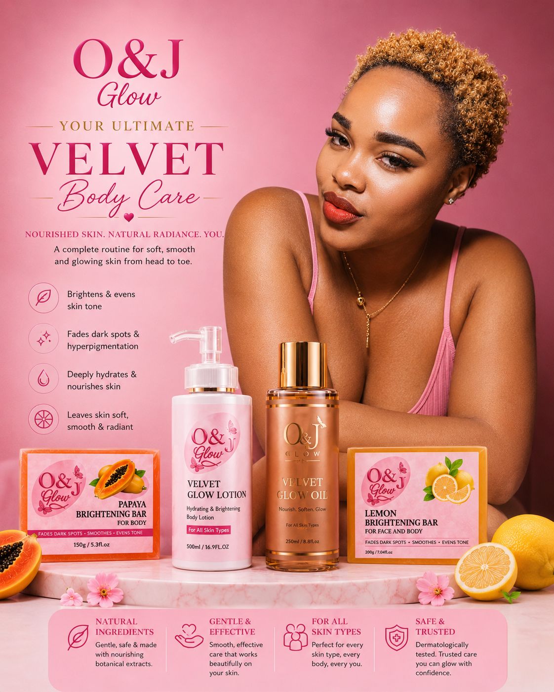 Velvet body collection